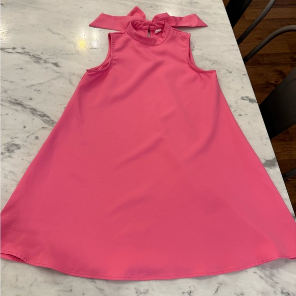 SHEIN pink bow dress - Picture 1 of 7